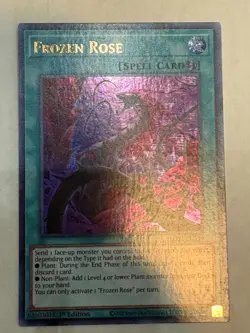 YUGIOH- Frozen Rose (Gold) - LDS2-EN119 - Ultra Rare - 1st Edition - Image 1