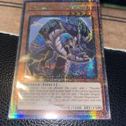 2024 Yu-Gi-Oh! Quarter Century 1st Edition Thunder Dragondark VAR #RA03-EN018 - Image 1
