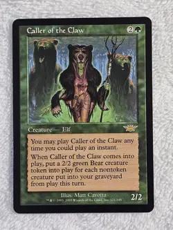 MTG Caller of the Claw Legions #121 2003 Magic The Gathering Card Rare Near Mint - Image 2