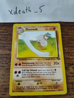 Marowak 39/64 Jungle Unlimited Uncommon Pokemon Card MP - Image 1