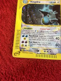 Kingdra 148/147 Aquapolis Holo E Reader Crystal Pokemon Card Played Wotc - Image 4