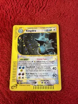 Kingdra 148/147 Aquapolis Holo E Reader Crystal Pokemon Card Played Wotc - Image 5