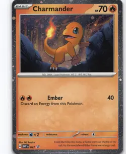 Charmander - (Cosmos Holo) Promo SV: Scarlet & Violet Promo Cards 047 NM Pokemon - Image 1
