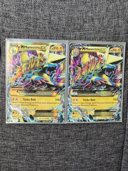 M Manectric EX 120/119 & M Manectric EX 24/119 Phantom Forces NM+ Pokemon Cards - Image 1