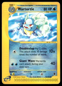Wartortle 92/165 Pokemon Card Expedition Uncommon 80 HP Lightly Played QK - Image 1