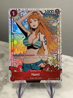 Nami Alternate Art Treasure Rare OP06 ST01-007 : One Piece Card Eng Official TR - Image 1