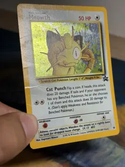 Meowth Promo WoTC Promo 10/53 Holo Vintage GB Gameboy Stamped Pokemon Card HP - Image 4