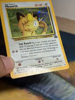 Meowth Promo WoTC Promo 10/53 Holo Vintage GB Gameboy Stamped Pokemon Card HP - Image 5