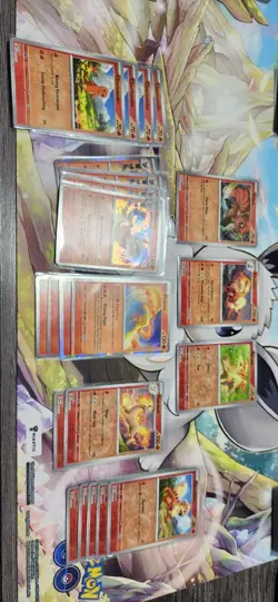 Pokemon TCG 151 English Holo/Reverse Holo Card Lot (22) Fire Type - Image 2