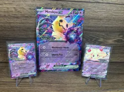 Pokemon Mimikyu EX And Alcremie EX Journey Together Stamped Promo Cards & Jumbo - Image 1