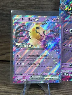 Pokemon Mimikyu EX And Alcremie EX Journey Together Stamped Promo Cards & Jumbo - Image 2