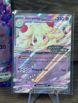 Pokemon Mimikyu EX And Alcremie EX Journey Together Stamped Promo Cards & Jumbo - Image 4