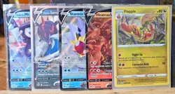 Pokemon Lot of 4 Astral Radiance Full Art "V" Cards & a Black Star Promo M-NM - Image 1