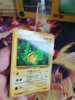 Pokemon Karte Card Pikachu Expansion Sheet Vending Glossy Wotc japanese Exc - Image 3