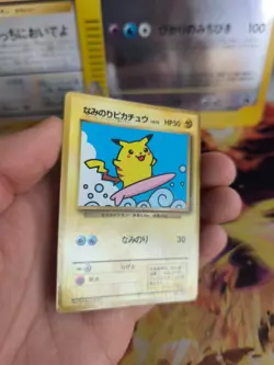 Pokemon Karte Card Surfing Pikachu Promo Glossy Surfendes 97 Wotc japanese Good - Image 5