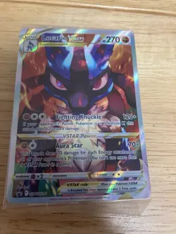 Lucario VSTAR SWSH291 Sword & Shield Promo Card Holo Sealed PSA - Image 1