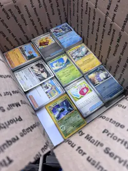 🔥 17lbs 4200+ UNSEARCHED Pokemon Bulk Lot! Some Holos & Vintage Cards LP/NM ✨ - Image 3