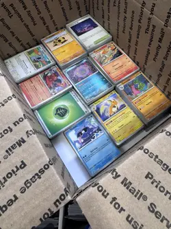 🔥 17lbs 4200+ UNSEARCHED Pokemon Bulk Lot! Some Holos & Vintage Cards LP/NM ✨ - Image 4
