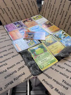 🔥 17lbs 4200+ UNSEARCHED Pokemon Bulk Lot! Some Holos & Vintage Cards LP/NM ✨ - Image 1