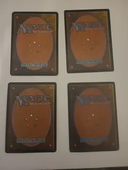 Magic the Gathering 4 Blue Cards Lighlty Played - Image 2