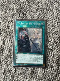 The Fallen and the Virtuous Starlight Rare CH01-EN019 Yugioh Card - Image 3