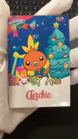 Torchic Ice Holo Pokemon 2024 Card Database Merry Christmas - Image 2