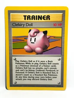 Clefairy Doll 70/102 Pokemon Card TCG Base Set Unlimited Rare LP - Image 1