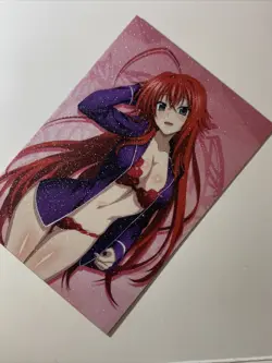 Swimsuit Rias Gremory High School DxD Sexy Goddess Anime Doujin Waifu Art Card - Image 3