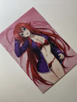 Swimsuit Rias Gremory High School DxD Sexy Goddess Anime Doujin Waifu Art Card - Image 4