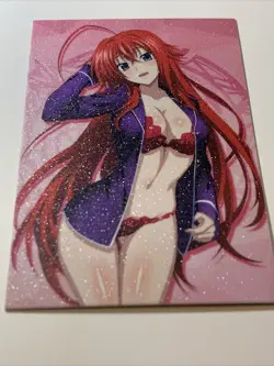 Swimsuit Rias Gremory High School DxD Sexy Goddess Anime Doujin Waifu Art Card - Image 5