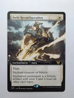 MTG Swift Reconfiguration (NEC) Kamigawa Neon Dynasty Extended Regular Rare 45 - Image 1