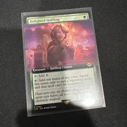 Delighted Halfling 0363 NM Pack Fresh Non-Foil Extended Art - Image 1