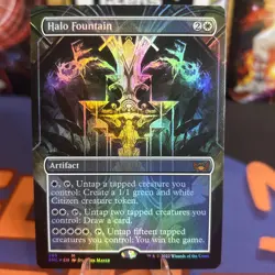 Halo Fountain - Foil Extended Art Streets of New Capenna NM MTG - Image 1