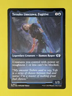 FOIL ETCHED Tetsuko Umezawa, Fugitive x1 Multiverse Legends 1x MTG - Image 1