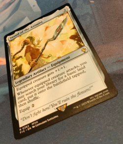 Sword of the Animist - Final Fantasy Commander - Rare - NM (see pics) MTG - Image 3