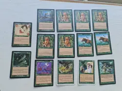 Green bundle MTG Portal Second Age, Mercadian Masques, Nemesis, Prophecy, etc - Image 1