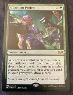 Guardian Project - MTG - Ravnica Allegiance - Misprint CRIMPED - Image 1