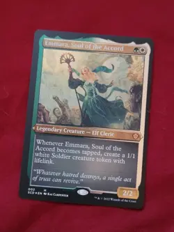 1 x Emmara, Soul of the Accord - Foil Etched - Starter Commander Decks - NM-Mint - Image 1