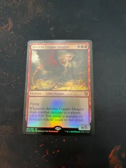 Ancient Copper Dragon Commander Legends: Battle for Baldur's Gate Foil - Image 3