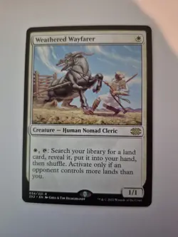 1x Weathered Wayfarer #34 Double Masters 2022 2X2 Magic MTG NM x1 - Image 1