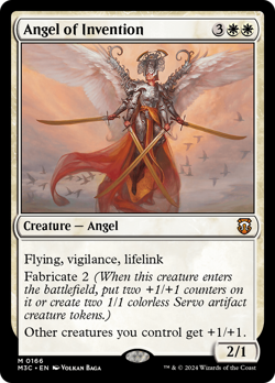 Angel of Invention #166 | Near Mint | Modern Horizons 3 Commander Magic MTG - Image 1