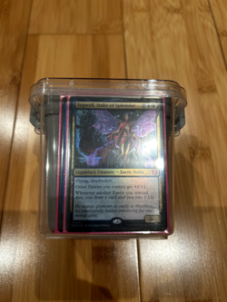 Wilds of Eldraine Fae Dominion Commander Deck with Deck Box and Double Sleeved - Image 1
