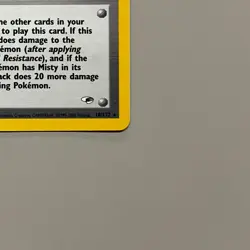 Misty 18/132 Gym Heroes Holo Rare Trainer Card Pokemon TCG LP - Image 4
