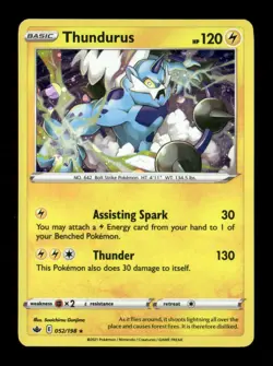 Thundurus - (Cosmos Holo) Holo Promo Blister Exclusives 052/198 NM Pokemon NM - Image 1