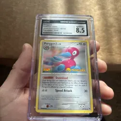 CGC 8.5 NM-MINT+ Porygon2 49/106 STAFF PreRelease Great Encounters Pokemon 2008 - Image 4