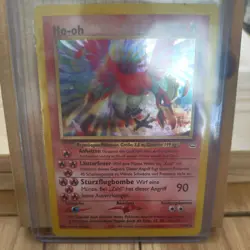 Pokemon Ho-oh Neo Revelation 7/64 Holo Rare German Edition - Image 1