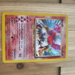 Pokemon Ho-oh Neo Revelation 7/64 Holo Rare German Edition - Image 2