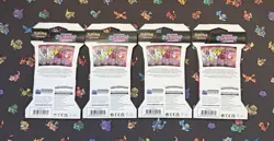 4x Gengar Art Pokemon TCG Sword & Shield 08 Fusion Strike Sleeved Booster Pack - Image 2