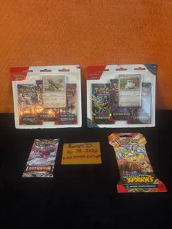 Large Sealed Pokemon Lot, mixed sets , collection , sealed Triple blisters - Image 1