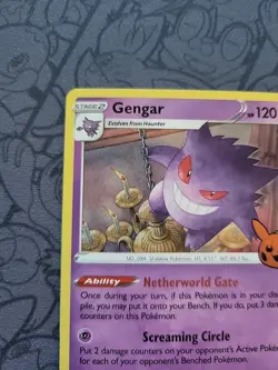 Pokemon: Gengar 066/196 Holo Rare Trick Or Treat Lost Origin - LP / NM - G32 (2) - Image 4